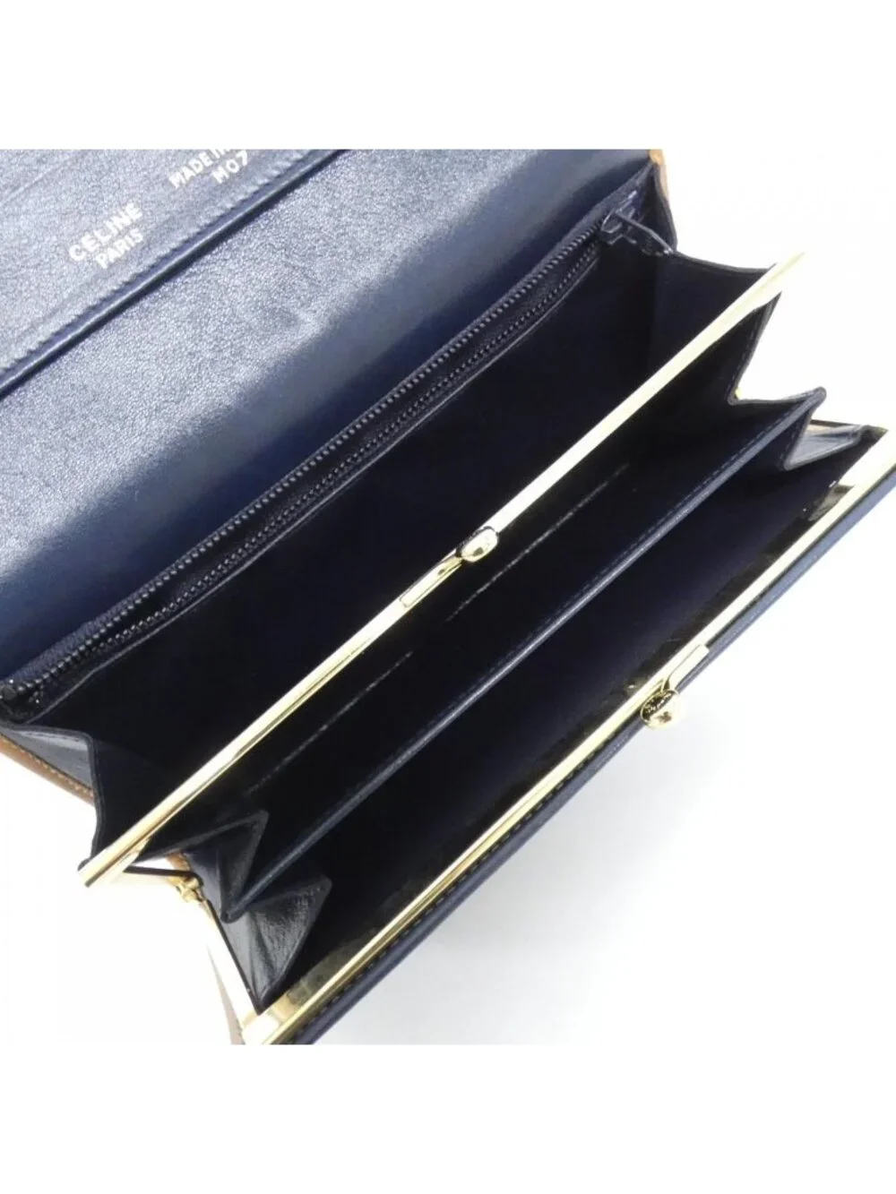 Celine Vintage Wallet Navy